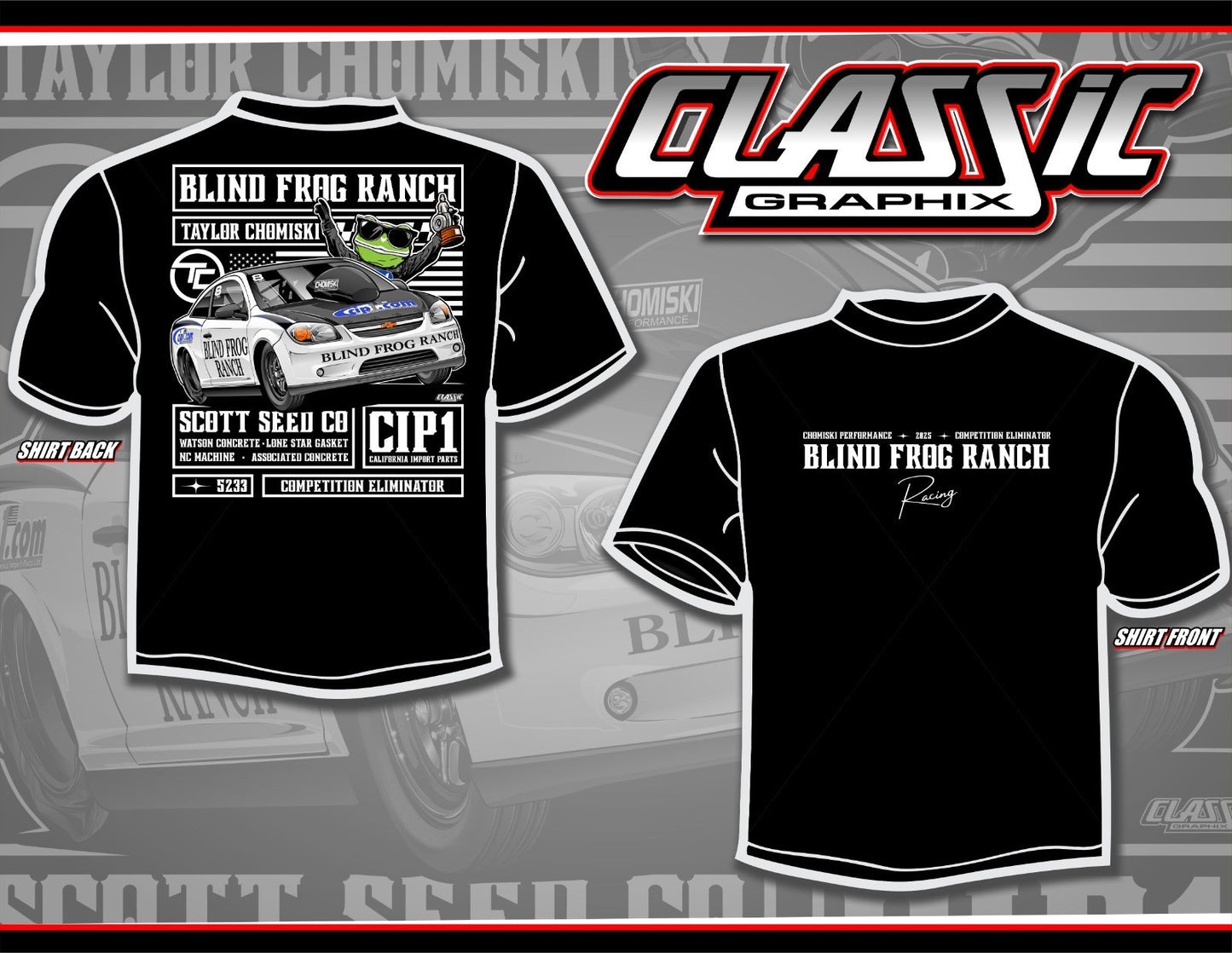 BLIND FROG RANCH - TC 2025 T-SHIRT